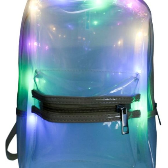Sassy & Cool | Bags | New Led Rave Ladies Cute Festival Blue Shoulder ...